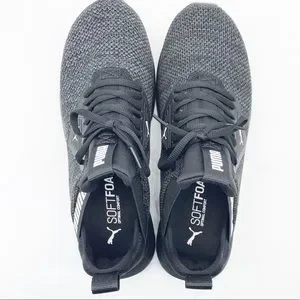 Puma Enzo Beta Woven Black Sz 8.5 Puma Enzo Beta Refresh Woven Lace Up Mens Black Sneakers  main image 4